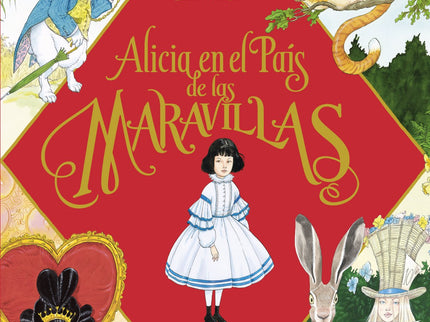 Libro Alicia En El País De Las Maravillas: Un día aburrido como tantos otros, Alicia se duerme y de este modo entra en el País de las Maravillas de la mano del Conejo Blanco. Allí conocerá a la Falsa Tortuga, la Reina de Corazones, el Gato de Cheshire, la Duquesa, el Sombrerero Loco o la Liebre de Marzo, entre otros muchos personajes fantásticos con los que vivirá aventuras de lo más variopintas.