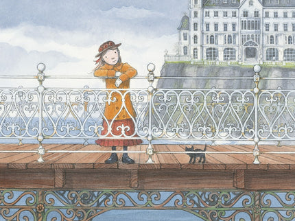 Libro El Hechicero De Grimpen: Stella Montgomery, una niña huérfana de once años, vive a cargo de sus tres horripilantes tías, pero acaba siempre enredada en emocionantes y fantásticas aventuras que le irán desvelando el misterio de sus orígenes y un don mágico que ha heredado de su familia.
