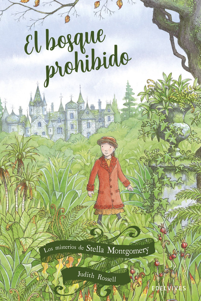 Libro El Bosque Prohibido: Stella Montgomery, una niña huérfana de once años, vive a cargo de sus tres horripilantes tías, pero acaba siempre enredada en emocionantes y fantásticas aventuras que le irán desvelando el misterio de sus orígenes y un don mágico que ha heredado de su familia.