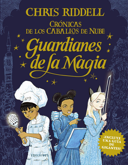 Libro Guardianes De La Magia: Desde tiempos inmemoriales, los niños de Thrynne levantan la vista hacia las formaciones de nubes y piden un caballo de nube, siempre con la esperanza, aunque sin creérselo demasiado, de que su deseo se haga realidad. Pero los tiempos están cambiando, el futuro de la magia está en peligro y solo tres valientes podrán impedirlo.