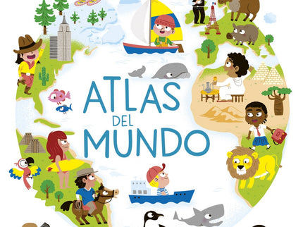 Libro Atlas Del Mundo: ¿Hace calor siempre en el desierto? ¿Por qué el agua del mar es salada?