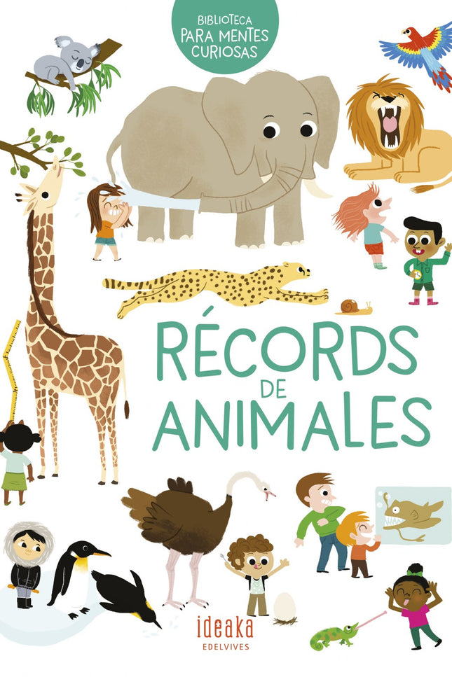Libro Récords De Animales: En el reino animal se esconden gigantes, ágiles acróbatas, hábiles constructores, potentes levantadores de peso? En este libro se muestran las extraordinarias características y habilidades de algunos animales.