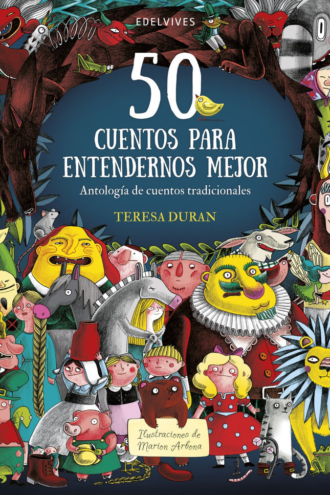 Libro 50 Cuentos Para Entendernos Mejor: Este libro es un compendio que reúne 50 cuentos tradicionales de distintas épocas y lugares narrados por la prestigiosa narradora e investigadora Teresa Duran. Dividido en cinco secciones, en razón de su categoría temática, congrega cuentos muy populares entre los lectores y otros menos conocidos.