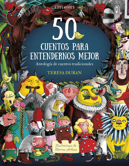 Libro 50 Cuentos Para Entendernos Mejor: Este libro es un compendio que reúne 50 cuentos tradicionales de distintas épocas y lugares narrados por la prestigiosa narradora e investigadora Teresa Duran. Dividido en cinco secciones, en razón de su categoría temática, congrega cuentos muy populares entre los lectores y otros menos conocidos.