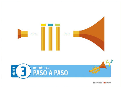 Portada del libro Proyecto Paso A Paso - Nivel 1. Cuaderno 3