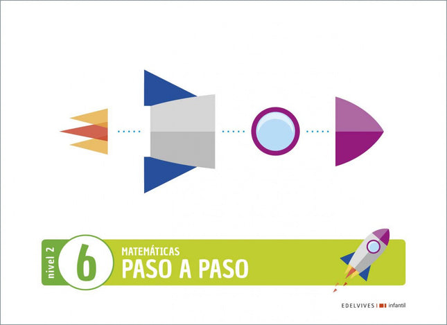 Portada del libro Proyecto Paso A Paso - Nivel 2. Cuaderno 6