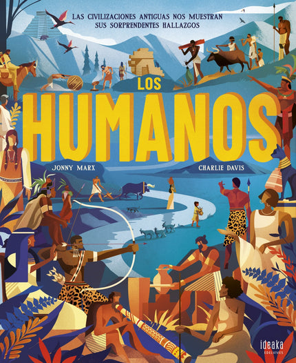 Libro Los Humanos: Este libro hace un repaso del origen de nuestra especie: de dónde procedemos, cómo nos comportábamos y por qué hemos cruzado el mundo entero. También presenta los grandes inventos que nuestros ancestros idearon en beneficio de la humanidad y el auge y declive de algunas de las civilizaciones más importantes de la Antigüedad.