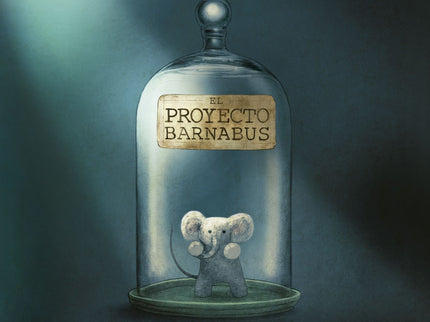 Libro El Proyecto Barnabus: Mitad ratón, mitad elefante, Barnabus vive confinado en un laboratorio secreto junto a otras criaturas extraordinarias. Un día descubre que es «proyecto fallido» y que su vida corre peligro.