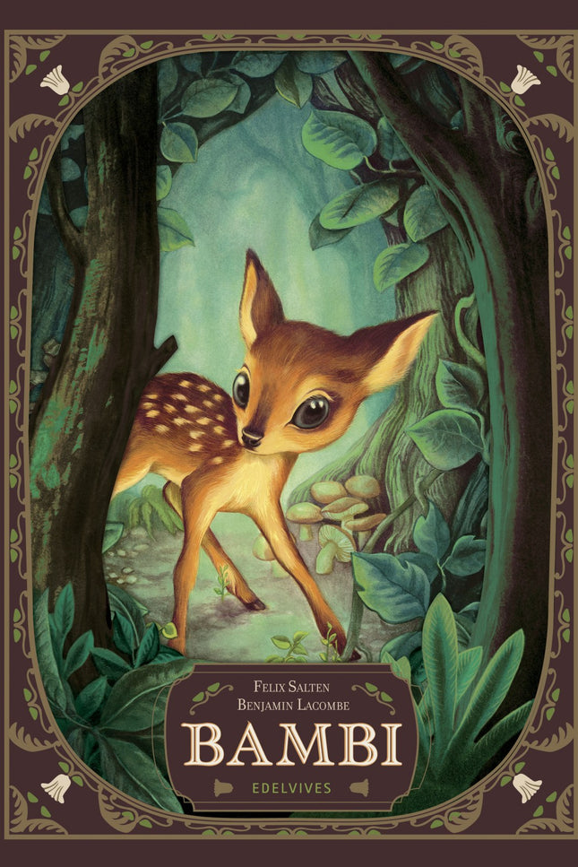 Libro Bambi, Una Vida En El Bosque: Bambi, un corzo de pocos días, vive bajo la protección de su madre, quien le acompaña en el descubrimiento de la vida en el bosque. Con el paso de las estaciones, se convierte en un joven inquieto y curioso, que además descubre la presencia de Él, un serio peligro que acecha a todos los animales.