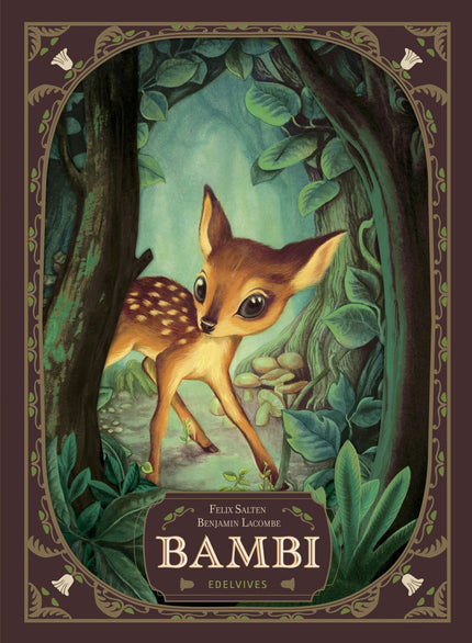 Libro Bambi, Una Vida En El Bosque: Bambi, un corzo de pocos días, vive bajo la protección de su madre, quien le acompaña en el descubrimiento de la vida en el bosque. Con el paso de las estaciones, se convierte en un joven inquieto y curioso, que además descubre la presencia de Él, un serio peligro que acecha a todos los animales.
