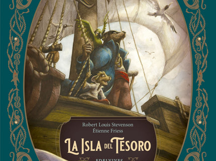 Libro La Isla Del Tesoro: Jim Hawkins, un muchacho de 15 años, trabaja en la posada Almirante Benbow ayudando a sus padres. Un día llega a alojarse allí un viejo y misterioso lobo de mar, Billy Bones, que se esconde de unos acreedores.