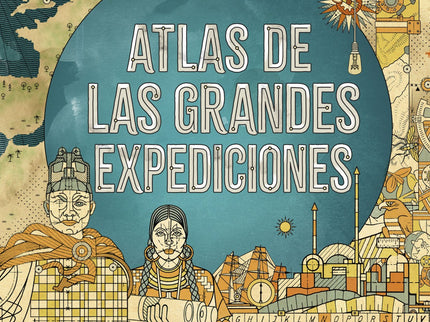 Libro Atlas De Las Grandes Expediciones: A través de textos explicativos, biografías y mapas, este atlas ilustrado permite a los lectores seguir los pasos de los más osados aventureros en su viaje de exploración de lo desconocido: Marco Polo, Livingstone, los primeros exploradores del Círculo Polar Ártico, Colón, Darwin, Alexander von Humboldt, Magallanes, Francis Drake, Roald Amundsen. ¡Conoce a través de sus páginas algunos de los grandes viajes de exploración de la historia de la humanidad!