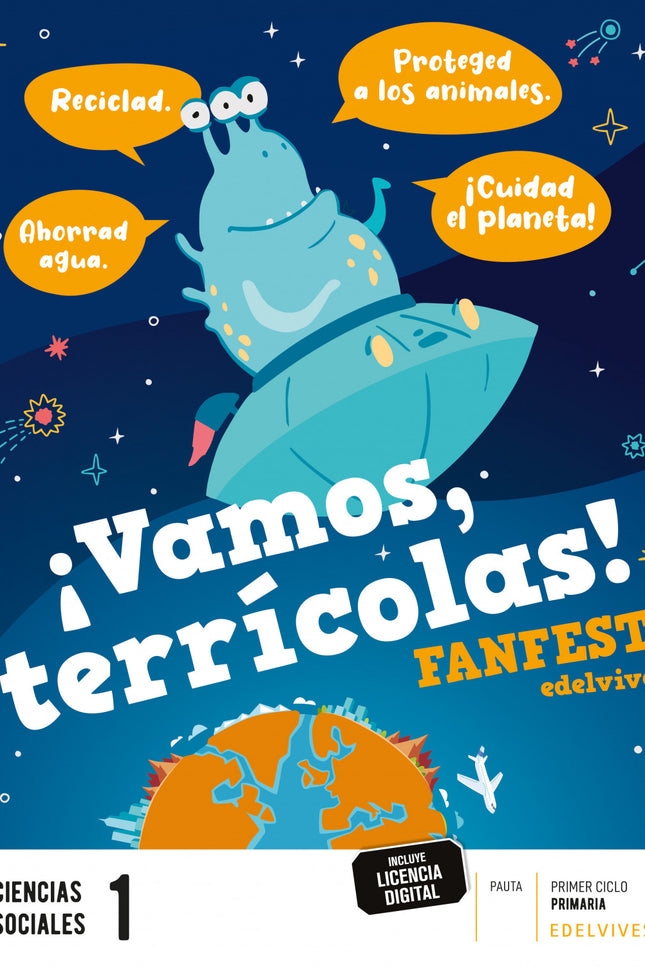  CIENCIAS SOCIALES 1ºEP ARAGON PAUTA 23 FANFEST  -  AA.VV  - Tapa blanda