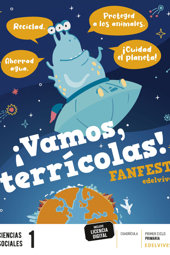  CIENCIAS SOCIALES 1ºEP CUADRICULA 23 FANFEST  -  AA.VV  - Tapa blanda