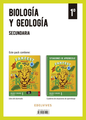 Proyecto: FanFest - Biología y Geología 1 Secundaria. Libro del alumnado + Cuaderno [Aragón] - Antonio Mora Pizarro - Tapa blanda