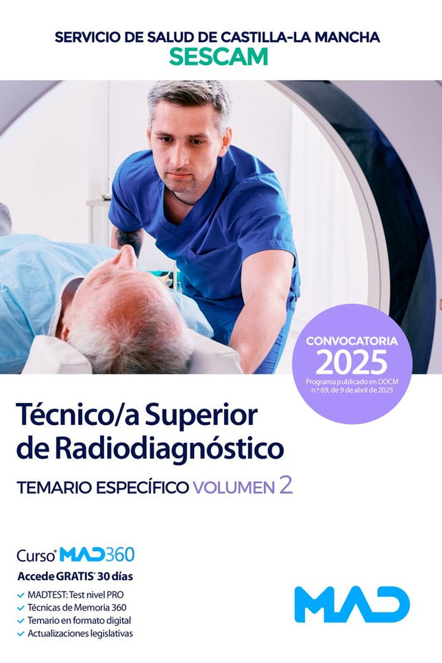 TEMARIO ESPECIFICO VOLUMEN 2 TECNICO;A SUPERIOR DE RADIODIAGNOSTICO - Juan Manuel Gil Ramos - Tapa blanda