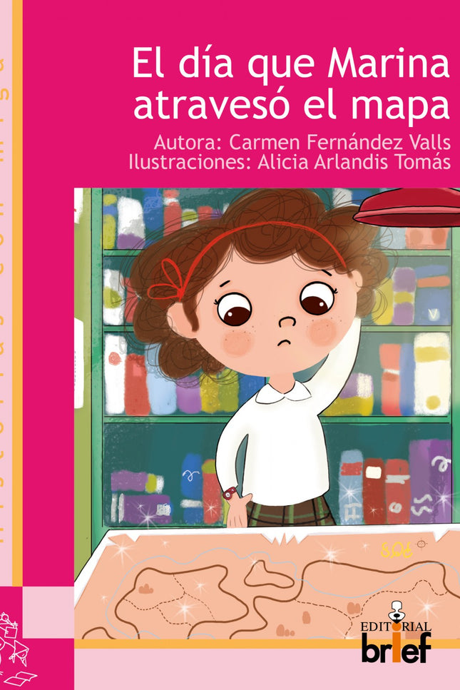 Libro El Día Que Marina Atravesó El Mapa: Marina vive con su tío Rodolfo, que nunca va a recogerla a la salida del colegio. Un día, al llegar a casa, se encuentra con que su tío ha desaparecido y descubre una habitación misteriosa que no había visto hasta ese momento.