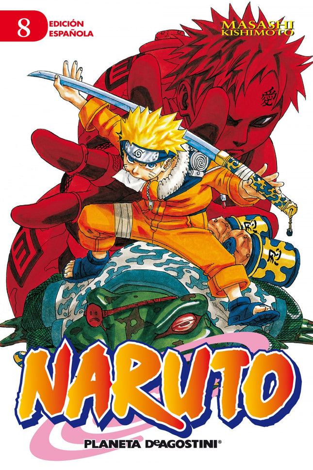 Libro Naruto 8: Cuando parece que por fin va a dar comienzo la tercera prueba del examen, íNarutoy sus compañeros descub