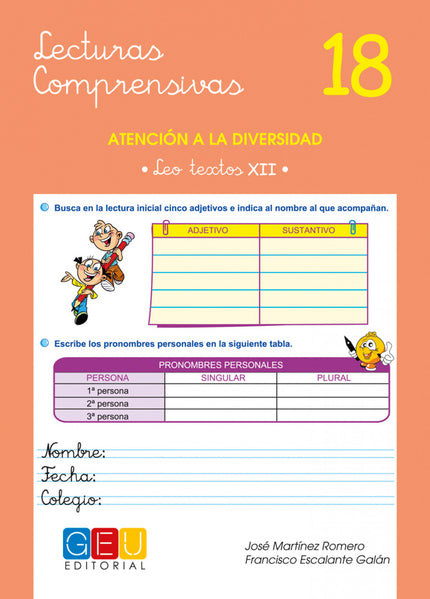 Libro Lecturas Comprensivas 18: .
