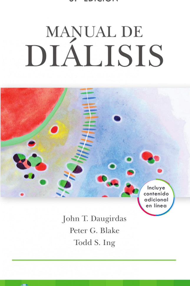 Portada del libro Manual De Diálisis