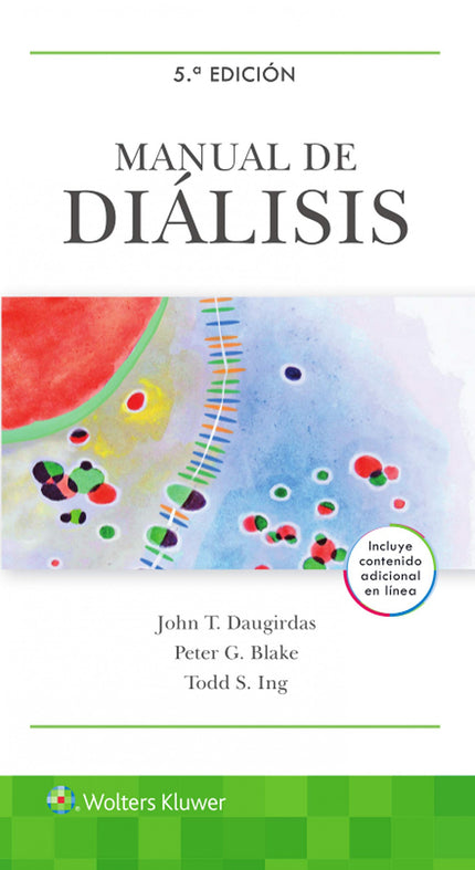 Portada del libro Manual De Diálisis