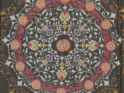 Libro Cuaderno Mandala Negro Iman: Um caderno para anotaçäes importantes em pginas lisas, capas em relevo e um elstico e
