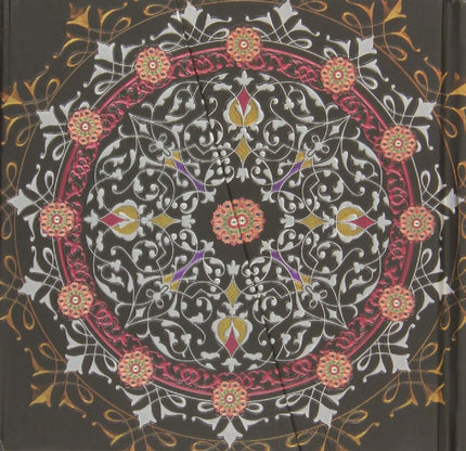 Libro Cuaderno Mandala Negro Iman: Um caderno para anotaçäes importantes em pginas lisas, capas em relevo e um elstico e
