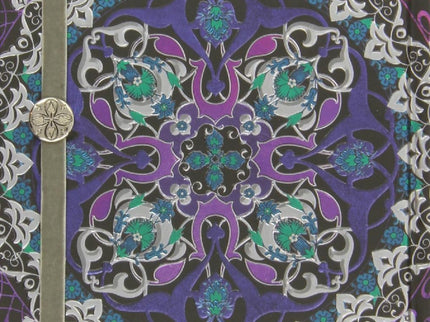 Libro Cuaderno Mandala Gris: Um caderno para anotaçäes importantes em pginas lisas, capas em relevo e um elstico em velu