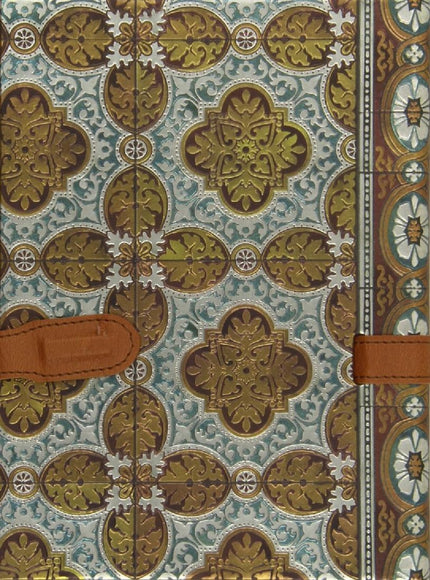 Libro Cuaderno Azulejos Portugal Con Broche: Um caderno para anotaçäes importantes em pginas ilustradas e com linhas, ca