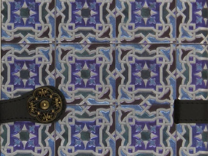 Libro Cuaderno Azulejos Portugal Azul Broche: Um caderno para anotaçäes importantes em pginas ilustradas e com linhas, c