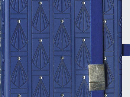 Libro Bloc Art Deco: 'Este caderno criado para a mulher moderna com capa azul que reflete a natureza da feminidade no sé