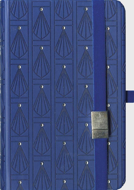 Libro Bloc Art Deco: 'Este caderno criado para a mulher moderna com capa azul que reflete a natureza da feminidade no sé