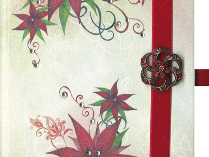 Libro Bloc Bolero: 'Este caderno criado para a mulher moderna com capa de flores vermelha que reflete a natureza da femi
