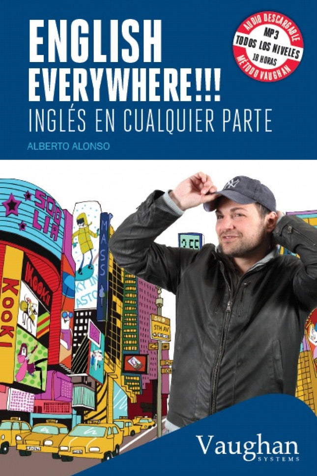 Libro English Everywhere Pocket: : Viaja con Alberto Alonso por los lugares donde se necesita hablar inglés (en el restaurante, haciendo turismo, en la discoteca, en el aeropuerto, etc.) y aprende el vocabulario y las frases claves de 40 temas diferentes. Alberto Alonso te ofrece el inglés que no conoces y que nadie te enseña con su estilo divertido, dinámico y desenfadado aderezado con consejos, expresiones comunes y mil anécdotas.
