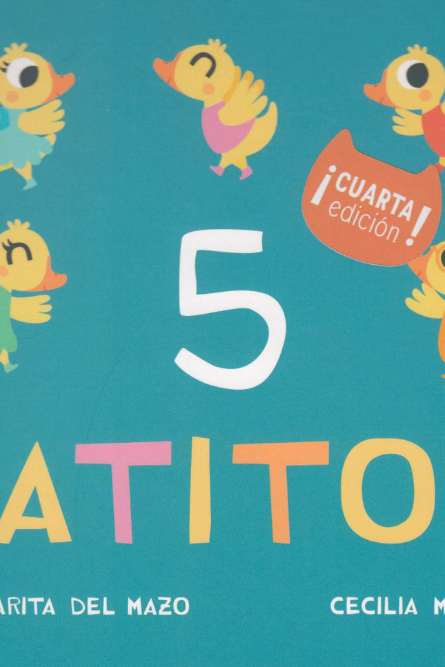 Libro 5 Patitos: MIAU DE CARTÓN es una colección destinada a los más más pequeño: a los bebés que comienzan a descubrir 