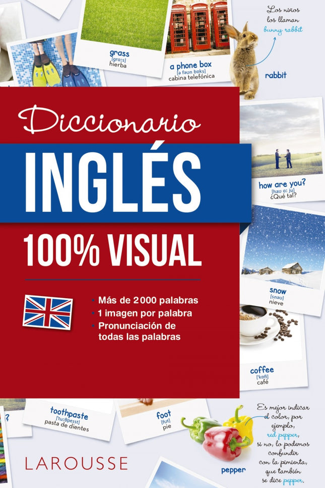 Libro Diccionario De Inglés 100% Visual: La obra ideal para familiarizarse con el inglés y enriquecer el vocabulario. - 