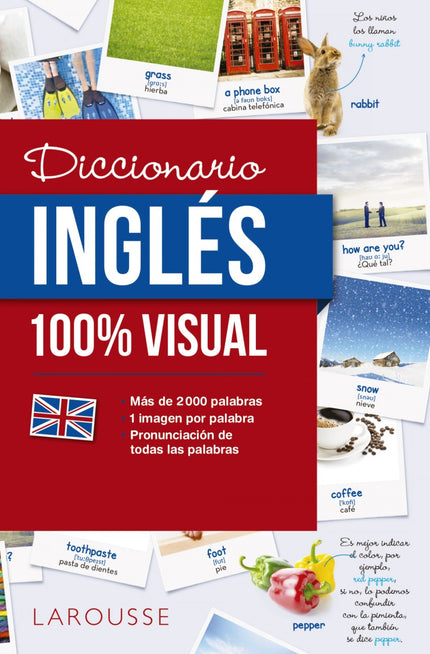 Libro Diccionario De Inglés 100% Visual: La obra ideal para familiarizarse con el inglés y enriquecer el vocabulario. - 