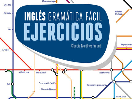 Libro Inglés: INGLÉS GRAMÁTICA FÁCIL EJERCICIOS es un libro de autoestudio que está pensado para acompañar a nuestro bestseller INGLÉS GRAMÁTICA FÁCIL. El libro trabaja desde las estructuras más básicas hasta las más complejas a través de ejercicios clásicos de Vaughan, como es la traducción inversa, la formación de preguntas y respuestas o la práctica de oraciones afirmativas, negativas e interrogativas.