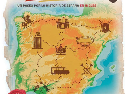 Libro Spaniards: Spaniards, un paseo por la historia de España en inglés cuenta la apasionante historia de España en inglés a través de los ojos de 40 personajes españoles cruciales en la historia de España. Personajes como Trajano, Pizarro, Santa Teresa de Jesús o Manuel Azaña presentan las dificultades, intrigas y luchas de sus tiempos de una manera sencilla, interesante y entretenida.