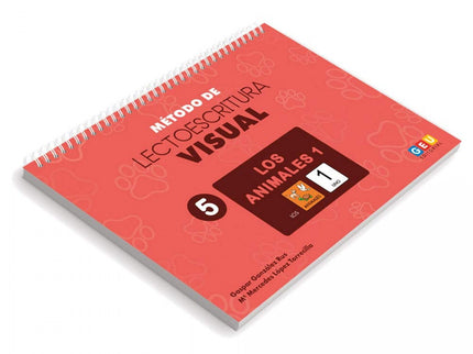 Portada del libro Método De Lectoescritura Visual 5. Los Animales 1
