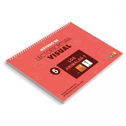 Portada del libro Método De Lectoescritura Visual 5. Los Animales 1
