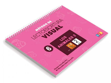 Portada del libro Método De Lectoescritura Visual 6. Los Animales 2