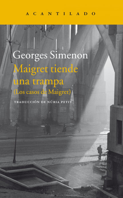 Libro Maigret Tiende Una Trampa: En seis meses, cinco mujeres han sido asesinadas en Montmartre, pero no hay una sola pi