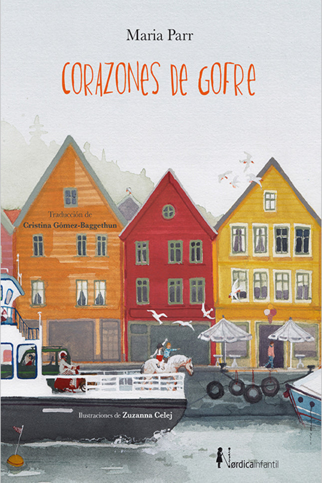 Libro Corazones De Gofre: En un pequeño pueblo de la costa noruega,Terruño Mathilde, viven Lena y Theo. Ella es intrépid