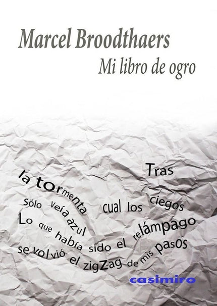 Mi libro de ogro - Marcel Broodthaers - Tapa blanda