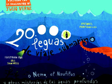 Libro 20.000 Leguas De Viaje Submarino: En 1866 un extraño objeto aterroriza a los marineros. ¿Es un monstruo marino o u