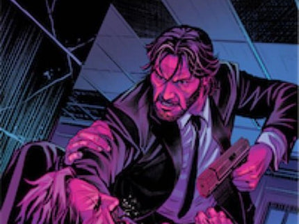 Libro John Wick: El nacimiento de Baba Yaga. Cuando un joven John Wick se embarca en una épica vendetta termina encontrándose con una extraña y poderosa comunidad de asesinos, por lo que deberá aprender y acatar las reglas que guían esos letales negocios.
