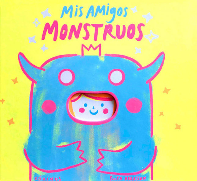 Libro Mis Amigos Monstruos: CATÁLOGO Todas las noches, una niña se abrazaba a su gato y, además, se disfrazaba de tigre, dragón o gigante. Y todo para protegerse de los temibles monstruos que se colaban en su cuarto.