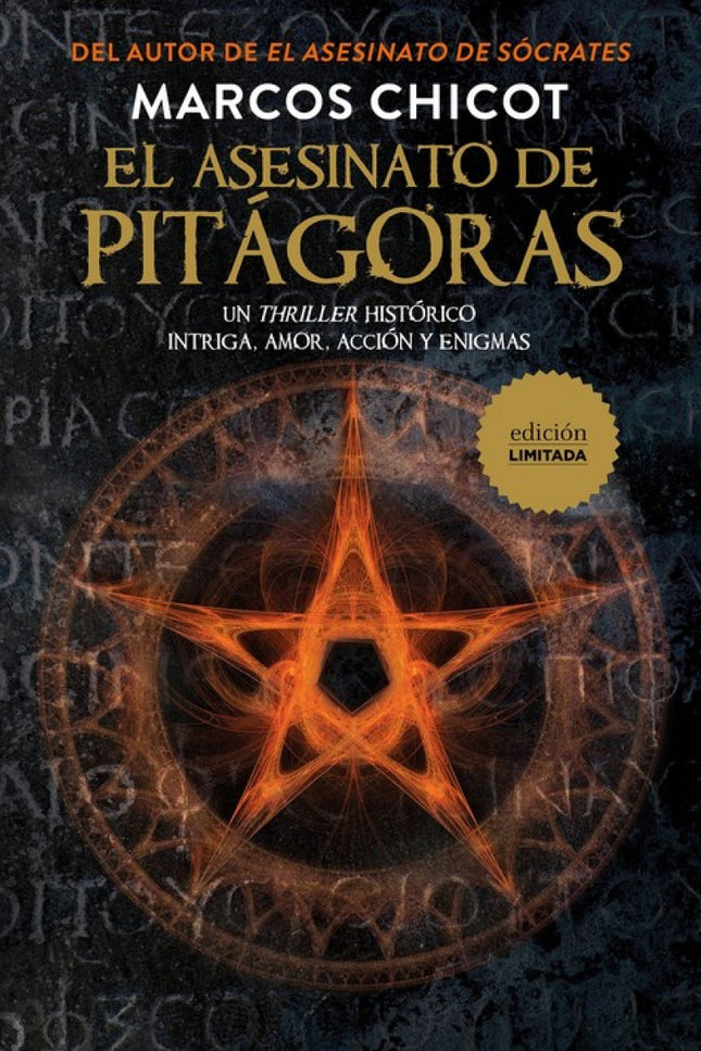 Libro El Asesinato De Pitágoras: Nueva edición de lujo (tapa dura con sobrecubierta metalizada) del thriller histórico d