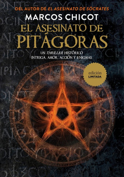 Libro El Asesinato De Pitágoras: Nueva edición de lujo (tapa dura con sobrecubierta metalizada) del thriller histórico d